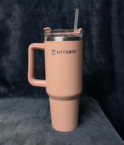 Caneca Termica Inox Rosa - TheCompanyStore