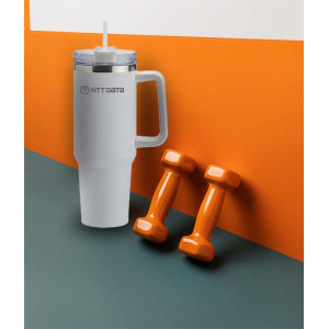 Caneca Termica Inox Branca - TheCompanyStore