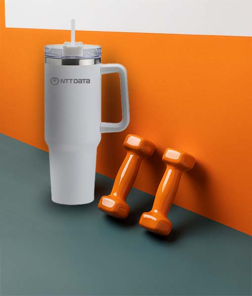 Caneca Termica Inox Branca - TheCompanyStore