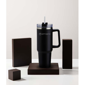 Caneca Termica Inox Preta - TheCompanyStore