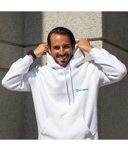 Moletom Canguru Branco - Unissex - TheCompanyStore